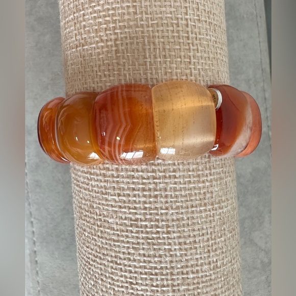 Carnelian Stretch Bracelet by Jay King - Picture 4 of 10